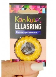 Цветное рельефное эрекционное кольцо Ellasring - Sitabella - в Коломне купить с доставкой