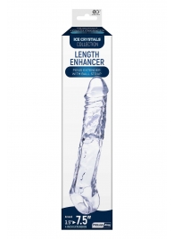 Прозрачная насадка-удлинитель Length Enhancer с подхватом - 22,3 см. - NMC - в Коломне купить с доставкой