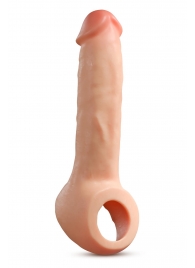 Телесная насадка-удлинитель Thrive 8.75 Inch Realistic Penis Extender Sleeve - 22,2 см. - Blush Novelties - в Коломне купить с доставкой