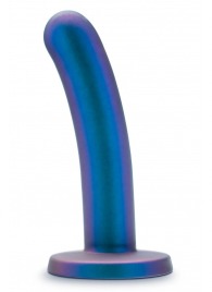 Синяя насадка с гладкой поверхностью Surrender 5.75 Inch Intermediate Pegging Dildo - 14,6 см. - Blush Novelties - купить с доставкой в Коломне