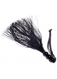 Черная силиконовая плетка - 25,4 см. - Boys of Toys - купить с доставкой в Коломне