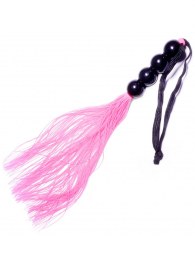 Розовая силиконовая плеть - 35,5 см. - Boys of Toys - купить с доставкой в Коломне