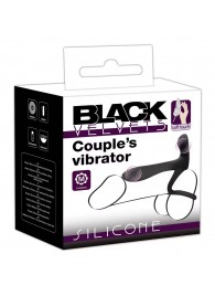 Черная насадка на член с вибрацией Couple’s Vibrator - Orion - в Коломне купить с доставкой