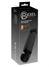 Черный вибромастурбатор с трехточечной стимуляцией Penis Trainer with 3 Point Stimulation - Orion - в Коломне купить с доставкой