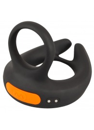 Черный вибростимулятор мошонки RC Scrotum Stimulator with Vibration - Orion - в Коломне купить с доставкой