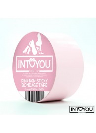 Розовый скотч для фиксации Non-Sticky Bondage Tape - 15 м. - Intoyou - купить с доставкой в Коломне