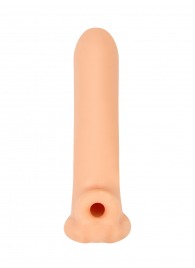 Телесный фаллоудлинитель Titan - 16,5 см. - Lola Games - в Коломне купить с доставкой