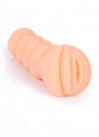 Телесный мастурбатор-вагина с эрекционными кольцами в комплекте - Sexy Girl - в Коломне купить с доставкой