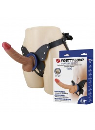 Поясной страпон Wells: трусики в форме бабочки и фаллоимитатор-насадка - Baile - купить с доставкой в Коломне