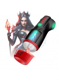 Интерактивный мастурбатор Raven с вакуумом, вибрацией и подсветкой - Shots Media BV - в Коломне купить с доставкой