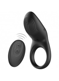 Черное эрекционное виброкольцо с пультом ДУ - Ibiza - в Коломне купить с доставкой