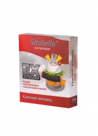 Стимулирующая насадка Sitabella Extender  Красный молодец - Sitabella - купить с доставкой в Коломне