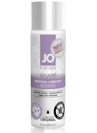 Лубрикант на водной основе для женщин JO AGAPE LUBRICANT ORIGINAL - 60 мл. - System JO - купить с доставкой в Коломне