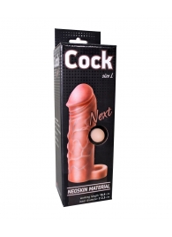 Фаллоудлинитель с кольцом COCK size L - 16,5 см. - LOVETOY (А-Полимер) - в Коломне купить с доставкой