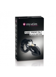 Пояс верности с электростимуляцией Mystim Pubic Enemy No1 Black Edition - MyStim - купить с доставкой в Коломне