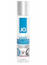 Возбуждающий лубрикант на водной основе JO Personal Lubricant H2O Warming - 30 мл. - System JO - купить с доставкой в Коломне