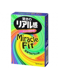 Презервативы Sagami Xtreme Miracle Fit - 5 шт. - Sagami - купить с доставкой в Коломне