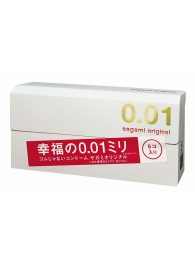 Супер тонкие презервативы Sagami Original 0.01 - 5 шт. - Sagami - купить с доставкой в Коломне