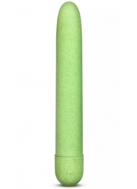 Зелёный биоразлагаемый вибратор Eco - 17,8 см. - Blush Novelties