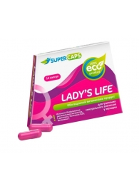 Возбуждающие капсулы Ladys Life - 14 капсул (0,35 гр.) - SuperCaps - купить с доставкой в Коломне