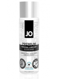 Охлаждающий лубрикант на силиконовой основе JO Personal Premium Lubricant Cooling - 60 мл. - System JO - купить с доставкой в Коломне