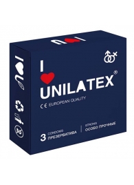 Ультрапрочные презервативы Unilatex Extra Strong - 3 шт. - Unilatex - купить с доставкой в Коломне