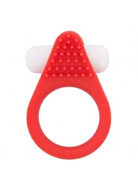 Красное эрекционное кольцо LIT-UP SILICONE STIMU RING 1 RED - Dream Toys - в Коломне купить с доставкой