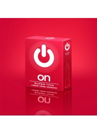 Супертонкие презервативы ON) Super Thin - 3 шт. - ON) - купить с доставкой в Коломне
