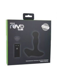 Чёрный перезаряжаемый массажёр предстательной железы NEXUS Revo Slim - Nexus Range - в Коломне купить с доставкой