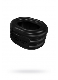 Чёрное эрекционное виброкольцо Stretch - Bathmate - в Коломне купить с доставкой