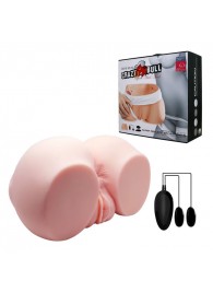 Телесный мастурбатор с двумя любовными тоннелями и вибрацией - Baile - в Коломне купить с доставкой