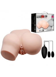 Телесный полуторс с двумя любовными тоннелями и вибрацией - Baile - в Коломне купить с доставкой