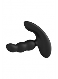 Черный силиконовый стимулятор простаты Levett Nitoc с пультом ДУ - Levett - в Коломне купить с доставкой