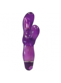 Фиолетовый вибратор для точки G ULTRA G-SPOT - 15 см. - Seven Creations