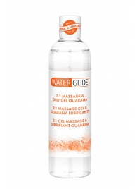 Гель-смазка 2-в-1 MASSAGE   LUBRICANT GUARANA - 300 мл. - Waterglide - купить с доставкой в Коломне