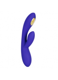 Фиолетовый вибратор с функцией электростимуляции Intimate E-Stimulator Dual Wand - 21,5 см. - California Exotic Novelties - купить с доставкой в Коломне