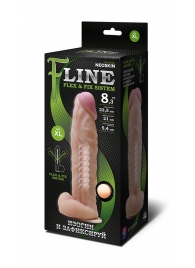 Большой фаллоимитатор на присоске F LINE - 23,5 см. - LOVETOY (А-Полимер)