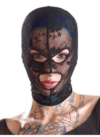 Кружевная маска-балаклава с отверстиями для глаз и рта - Orion - купить с доставкой в Коломне