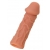 Телесная реалистичная насадка KOKOS Extreme Sleeve 05 с дополнительной стимуляцией - 12,7 см. - KOKOS - в Коломне купить с доставкой