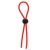 Красное эрекционное лассо с одной бусиной-утяжкой STRETCHY THIN LASSO - Dream Toys - в Коломне купить с доставкой