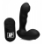 Черный стимулятор простаты Alpha-Pro 7X P-Milker Silicone Prostate Stimulator with Milking Bead - XR Brands - в Коломне купить с доставкой
