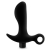Черный анальный вибратор Silicone Vibrating Prostate Massager 01 - 10,8 см. - Blush Novelties - в Коломне купить с доставкой