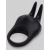Черное эрекционное виброкольцо Sensation Rechargeable Vibrating Rabbit Love Ring - Fifty Shades of Grey - в Коломне купить с доставкой