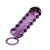 Закрытая фиолетовая насадка с пупырышками SAMURAI PENIS SLEEVE PURPLE - 14,5 см. - NMC - в Коломне купить с доставкой