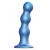 Голубая насадка Strap-On-Me Dildo Plug Balls size S - Strap-on-me - купить с доставкой в Коломне