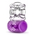 Фиолетовое эрекционное виброкольцо Pleaser Rechargeable C-Ring - Blush Novelties - в Коломне купить с доставкой