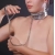 Серебристый ошейник из искусственной кожи - Sitabella - купить с доставкой в Коломне