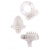 Набор из 3 прозрачных эрекционных колец с вибрацией Teasers Ring Kit - Chisa - в Коломне купить с доставкой