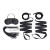 Эротический набор 4PC Bondage Bed Strap   Flogger Kit - Lux Fetish - купить с доставкой в Коломне