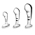 Набор из 3 стальных стимуляторов простаты Stainless Steel P-spot Training Set - b-Vibe - в Коломне купить с доставкой